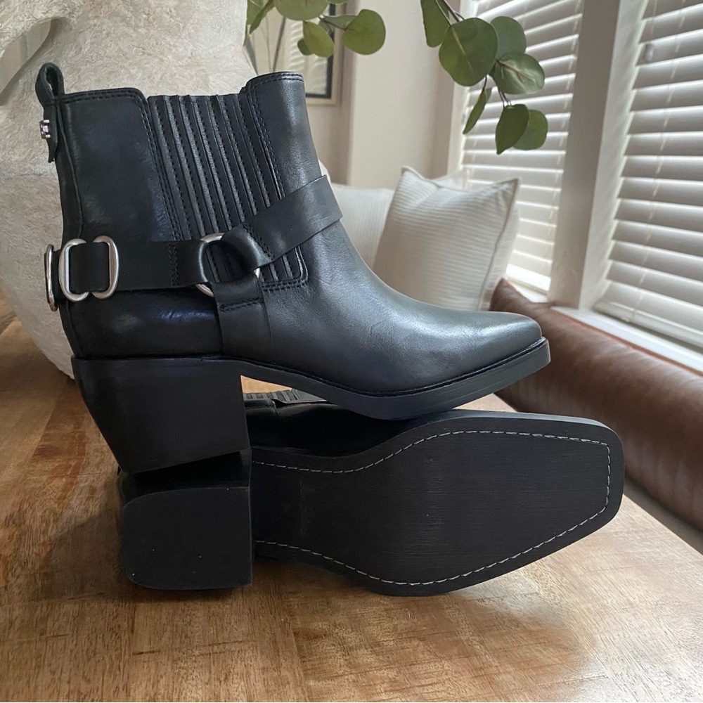 Sam Edelman Black Ankle Boots - Picture 3 of 11
